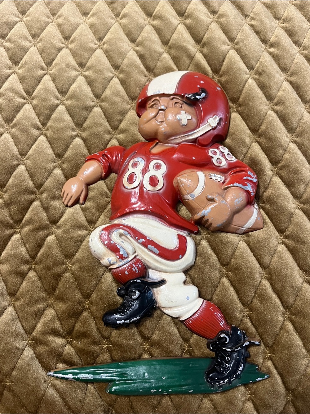 Vintage Football Plaque